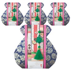 From&To 現金信封 4入 + 收納袋 4入 + 魔鬼氈 B303q4, 混合顏色, 1套