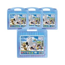 동아 빼꼼 크레파스 파랑 60본 4p, 55색