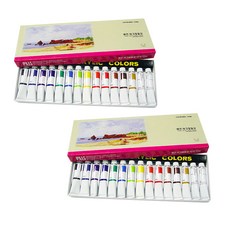 JONG IE NARA 壓克力顏料 2入, 12毫升, 15 種顏色