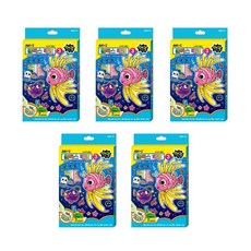 AMOS 玻璃裝飾 3, 混色, 5件