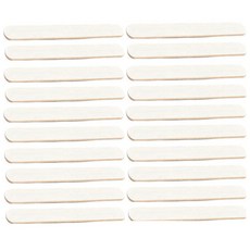 Aibu 白色美甲磨棒, 單一顏色, 20個