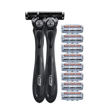 빅 플렉스3 하이브리드 면도기 핸들 2p + 면도날 8p, 1세트