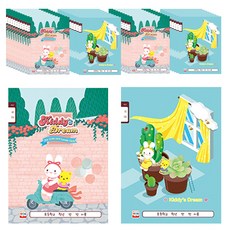 YOUNG ART 國小8格國語筆記本 女童用 20張, 隨機出貨, 40入