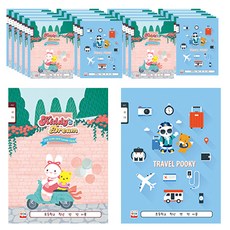 YOUNG ART 小學8格國語筆記本 20張 男生款 20p + 女生款 20p, 隨機出貨, 1套