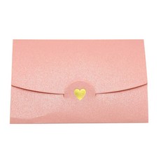 Donna&deco Lily 名片信封 S, 珊瑚粉色, 20入