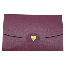 Donna&Deco 莉莉紙袋 L, 酒紅色, 10入