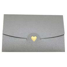 Donna&Deco 莉莉紙袋 L, 灰色, 10入