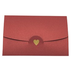 Donna&Deco 莉莉紙袋 L, 紅色, 10入