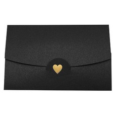 Donna&Deco 莉莉紙袋 L, 黑色, 10入