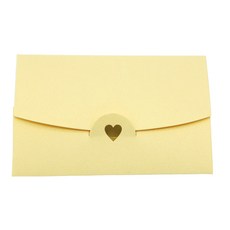 Dona&Deco百合名片信封 S, 淡黃色, 20入
