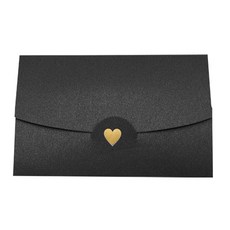 Donna&deco Lily 名片信封 S, 深灰色, 20入