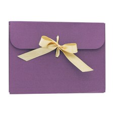 Donna&deco Eve 蝴蝶結裝飾袋 L 紫色 5入 + 蝴蝶結 淺棕色 5入, 混合顏色, 1套