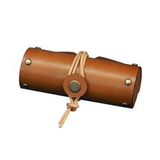 BlanchetNine 印章酷 皮革印章盒, 棕色