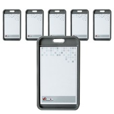 VIC DREAM Silky ID 銘牌垂直背帶分離式 -6026 6p, 灰色的, 2套