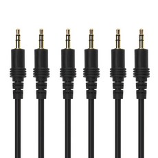 칼론 고급형 스테레오케이블 AUX 케이블 3m 3p, Stereo AUX cable, 블랙