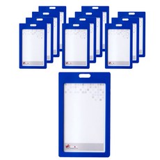 VIC DREAM 彩虹 ID 銘牌垂直背帶分離 -6612 12p, 藍色, 2套