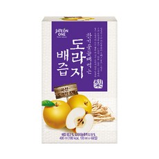 자연원 찬기운들 때 먹는 도라지배즙, 100ml, 4개
