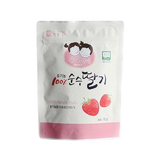 맛있는풍경 유기농 100% 순수딸기 15g, 1개