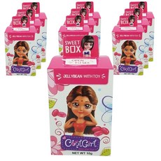 스위트박스 토이캔디 쿨걸젤리빈, 10g, 10개