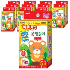 아모스 아이도우 곰 만들기 컬러점토 12p, 혼합 색상, 30g, 1개