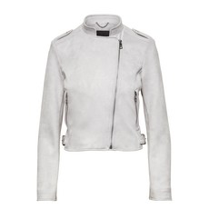 바나나리퍼블릭 여성용 비건 스웨이드 모토 자켓