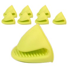 Block Mart 廚房矽膠鍋把, 綠色, 8個