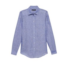 바나나리퍼블릭 여성용 쁘띠 딜런 클래식핏 린넨 코튼 셔츠