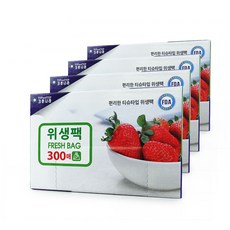 크린나라 위생팩 대 30 x 45 cm 300매, 4개