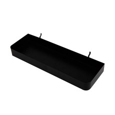 까사마루 매직 타공판 다용도 선반 280x90x30mm, 1개, 블랙