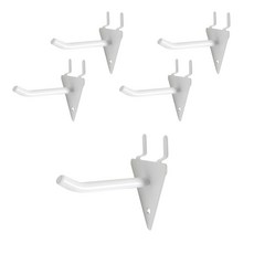 CASAMARU 洞洞收納板掛鉤 50mm S號, 5個, 白色