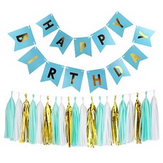 indi.k 生日快樂掛旗, 藍色