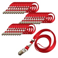 Ongdalsaem 頸掛式吊繩 識別證掛繩 9mm, 紅色, 30入