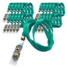 옹달샘 多功能夾 大 名牌掛繩 9mm, 綠色, 20入