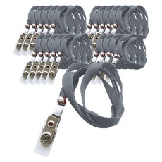 옹달샘 多功能夾 大 名牌掛繩 9mm, 灰色, 20入