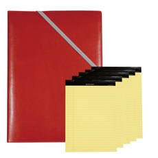 Sonoma 69 軟記事本 A4 + Legal Pad A4 50 張 x 5p 隨機出貨, 紅色的, 1套