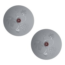 FLaITO 矽膠碗蓋, 灰色的, 2個