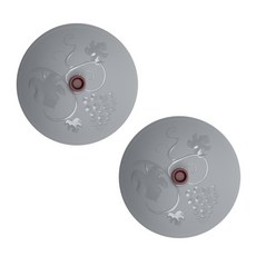 FLaITO 矽膠碗蓋, 灰色的, 2個