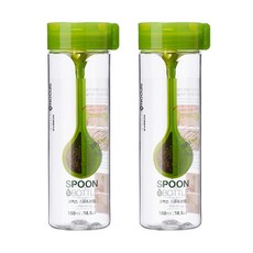 코멕스 스푼앤보틀 트라이탄 차물병 2p, 혼합 색상, 550ml