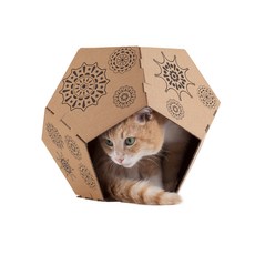 UNITED PETS 貓遊戲盒, 棕色的, 1個