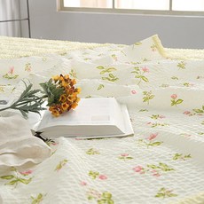 I'm Living 泡泡紗單人薄被, 玫瑰花