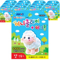 아모스 미니클레이 아이폼 양 12p, 혼합 색상, 1개