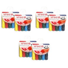 모닝글로리 4500 점보 컬러펜 5색 여, 혼합 색상, 6개입