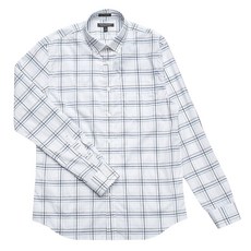 바나나리퍼블릭 남성용 슬림 핏 테크 스트레치 코튼 플레이드 셔츠