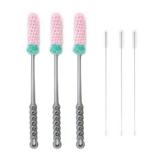 You-House亞克力瓶刷細長型+草刷, 3組