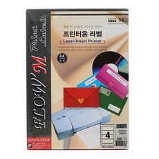 FLOW'M 索引標籤紙 FL4104, 4格, 100張