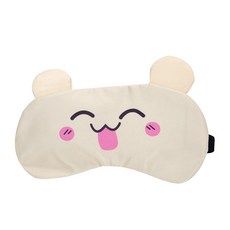 Easy Warm興奮的表情涼感眼罩 黃色, 1件, 1個