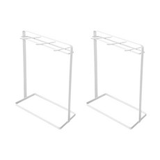 Block Mart廚房整理烹飪用具掛勾, 白色的, 2件