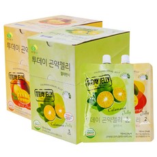 TODAY NUT Today Jelly蒟蒻果凍飲 芒果口味 150ml 10包入+金桔口味 150ml 10包入, 1組