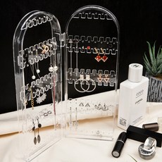 ALTTEURI 耳環收納盒 2層, 透明, 2個