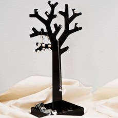 ALTTEURI 樹狀耳環收納盒, 黑色, 2入